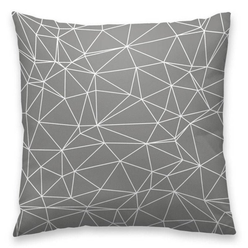 Серая подушка