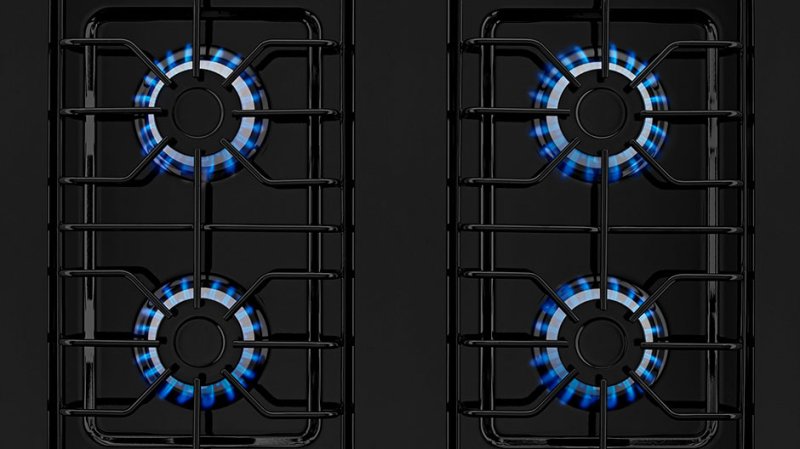 Газовая плита вид сверху