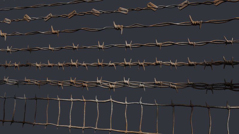 Металлическая колючая проволока