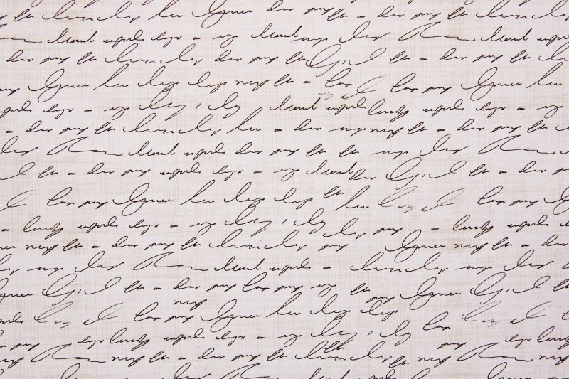 Старинные надписи на бумаге