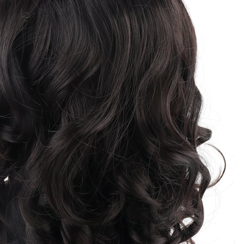 Темные волнистые волосы