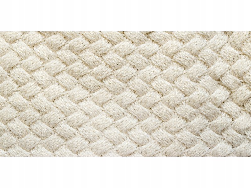 Белая вязаная ткань