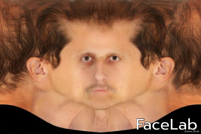 Текстура человеческого лица