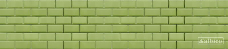 Плитка кабанчик зеленая