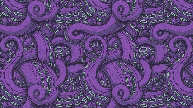 Осьминог арт