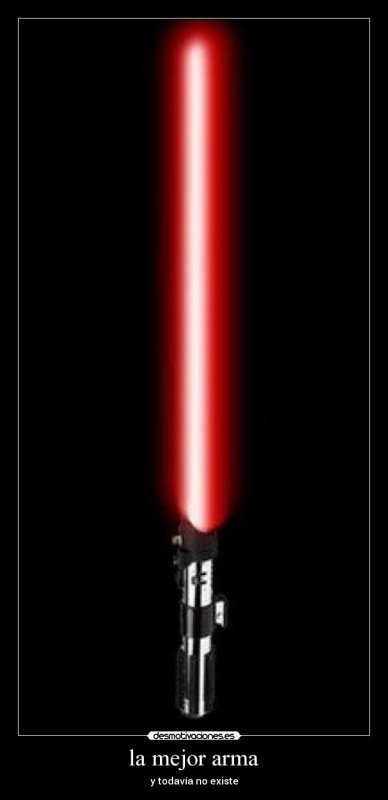 Красный световой меч ситхов