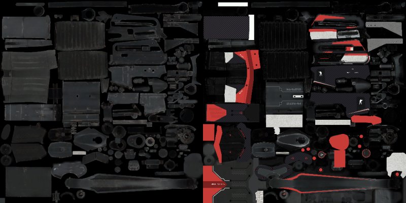 Развертка оружия КС го