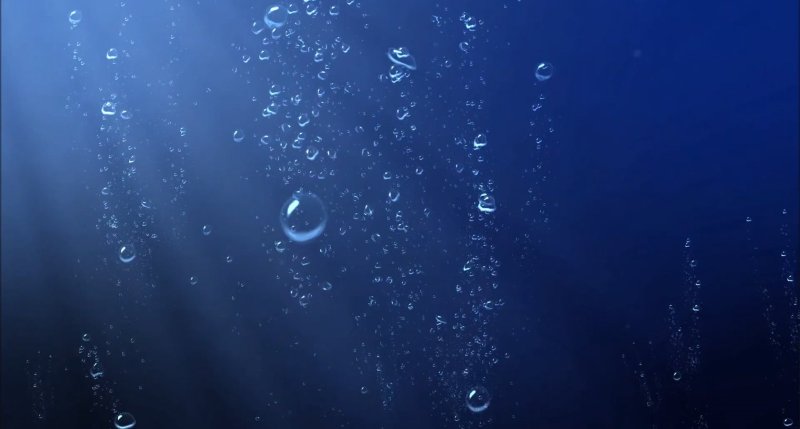 Пузырьки под водой