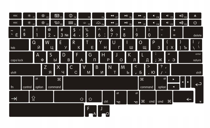 MACBOOK m1 клавиатура