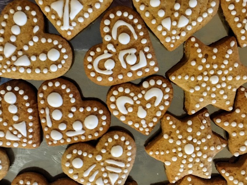 Медовые пряники с глазурью