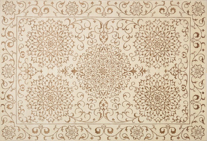 Ковер бежевый