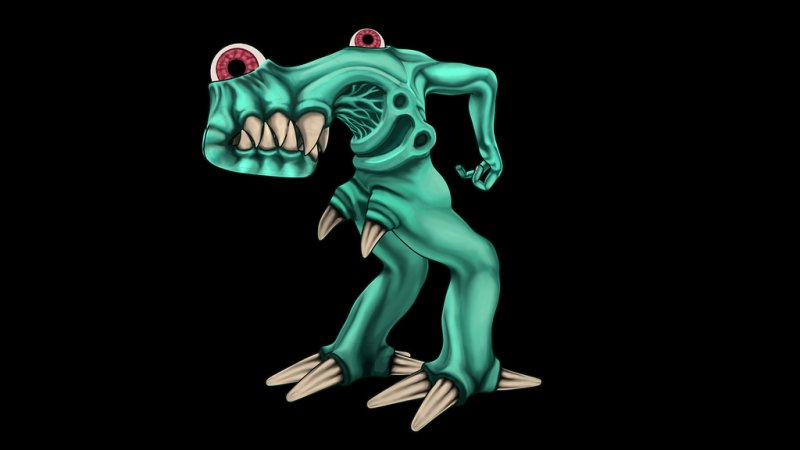 Красивые текстуры монстра