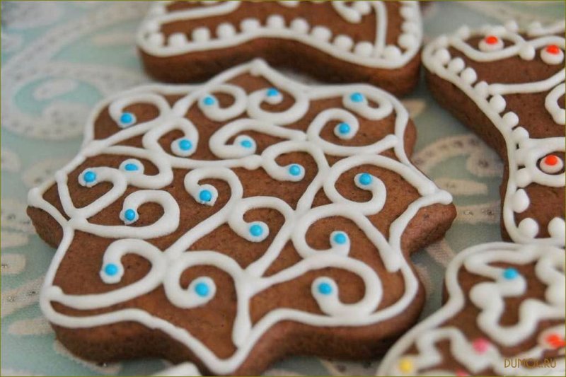 Пряники медовые глазированные