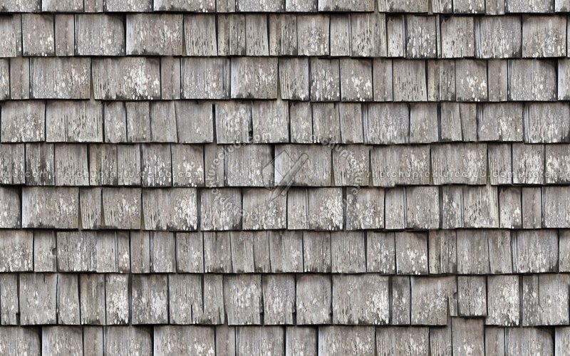 Текстура деревянной крыши