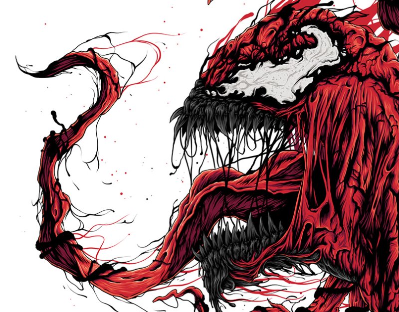 Красный Веном Марвел