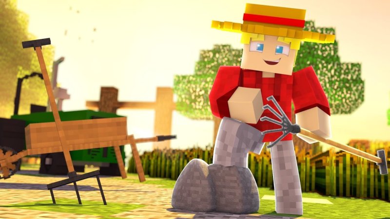 Житель из МАЙНКРАФТА фермер