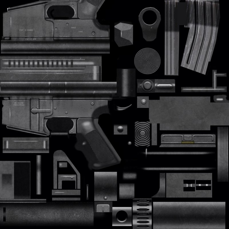 Развертка оружия КС го