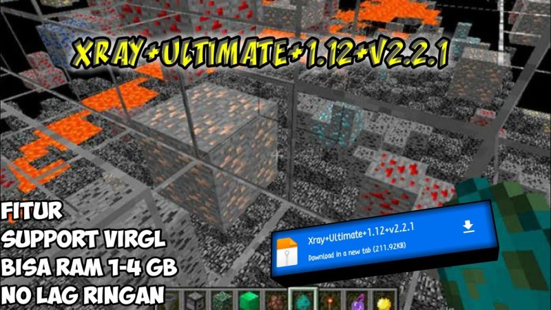 X Рей для майнкрафт 1.16.5