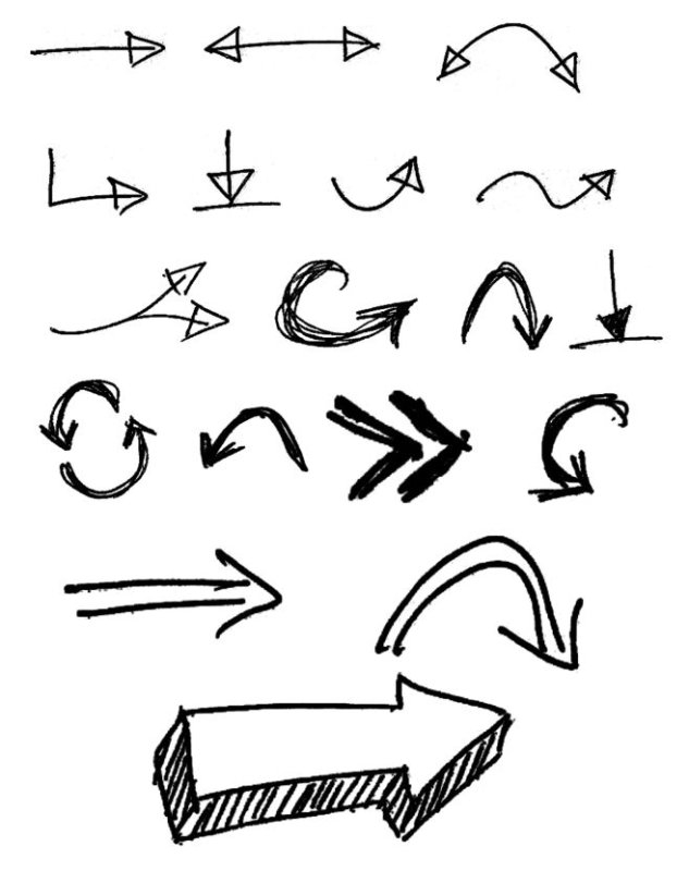 Фигурные стрелки