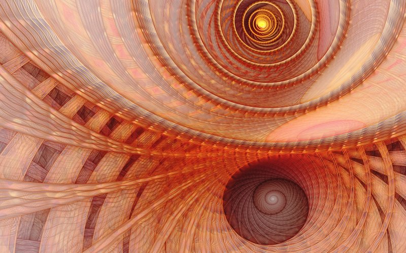 Фрактал спираль