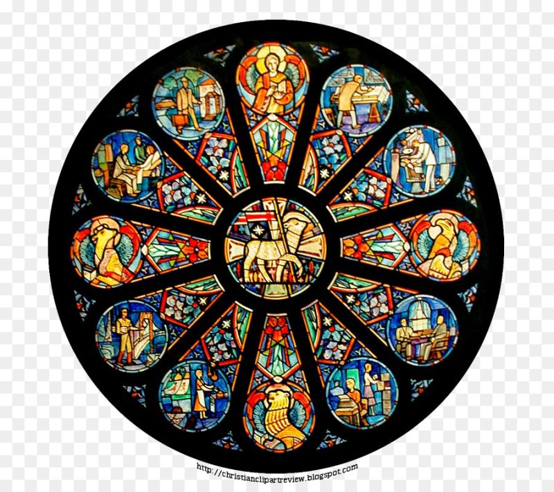 Окно роза Готика