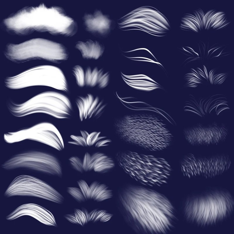 Кисть шерсть для прокриэйт