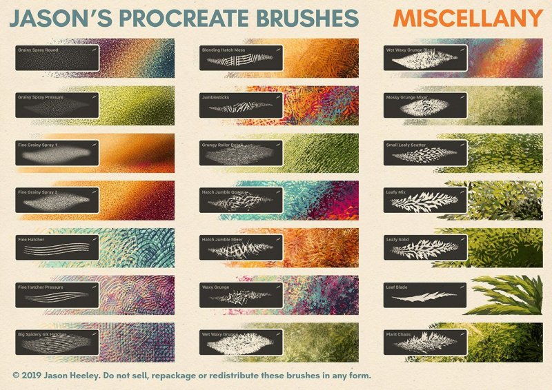 Кисть Derwent Procreate