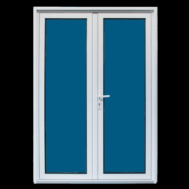 Двойная пластиковая дверь