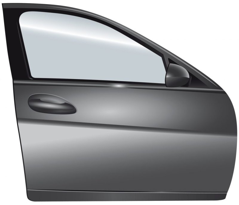 Передняя дверь машины