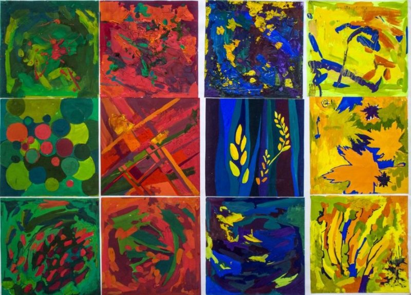 Кандинский картины цветоведение