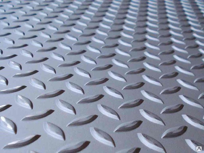 Лист стальной 3х1250х2500 рифленый