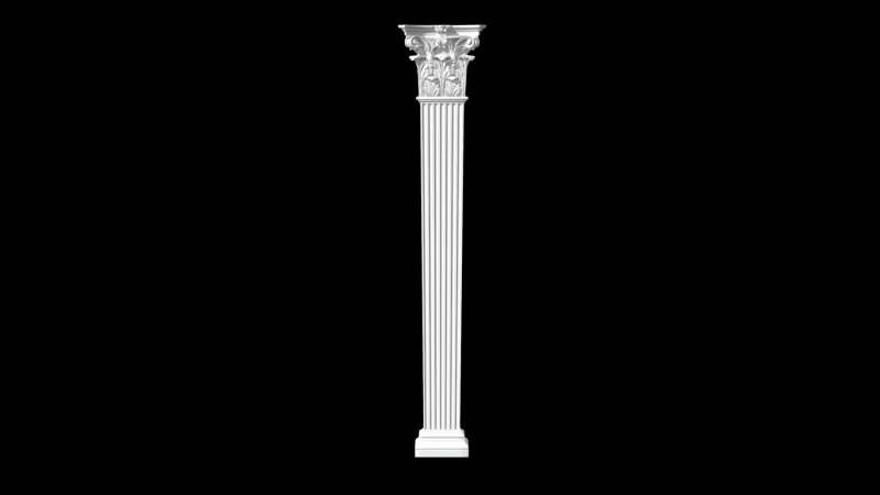 Капитель пилястры d3007