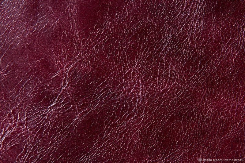Кожзам бордовый