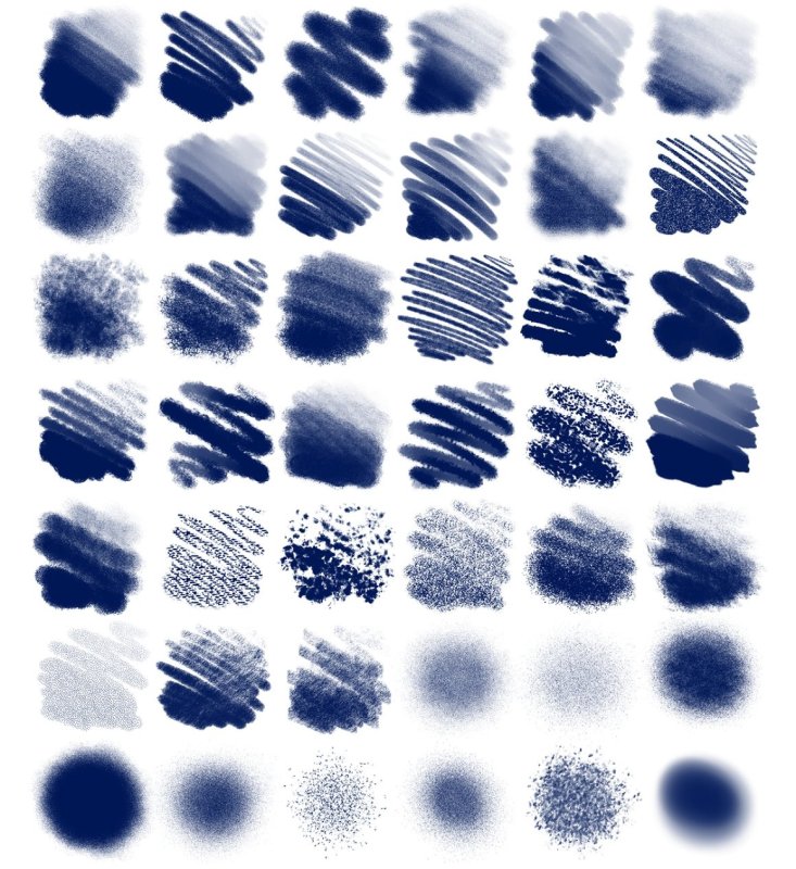 Кисти для Krita текстурные