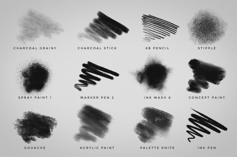 Кисти для лайна в прокриэйт