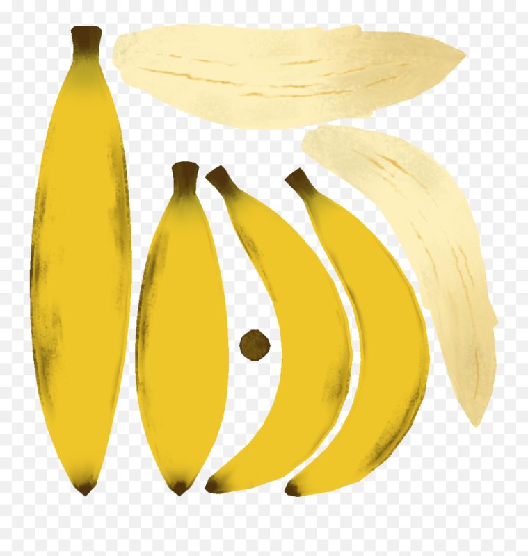 Развертка банана