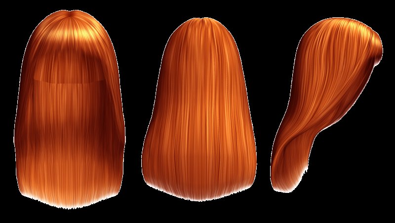 Волосы для фотошопа