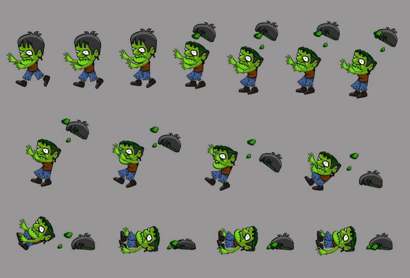 Спрайт зомби