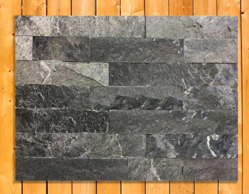 Талькомагнезит рваный камень 200х50х20