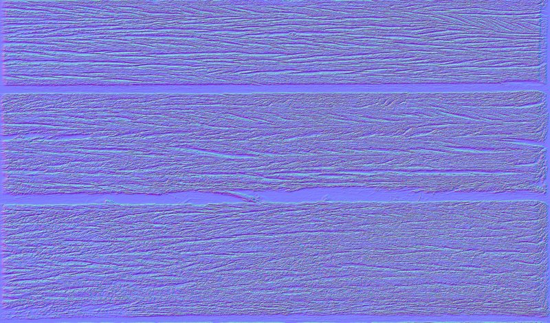 Карта нормалей дерево