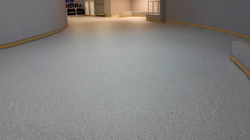 Наливной полимер бетонный пол