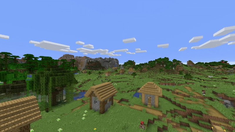 Майнкрафт фон меню