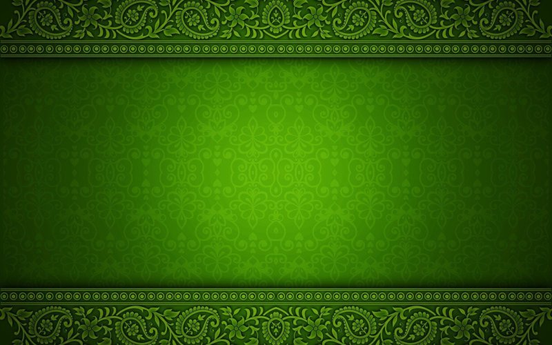Зеленый узор