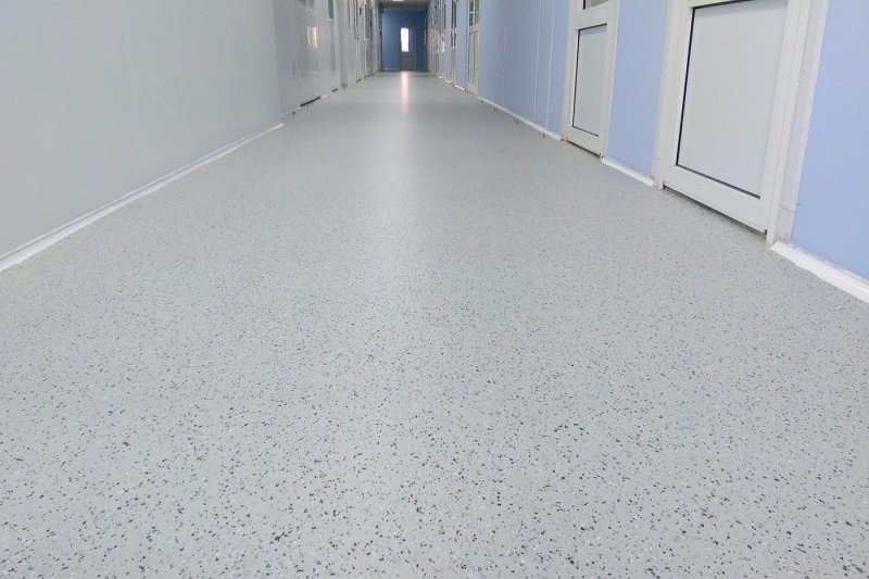 Наливной эпоксидный пол терраццо