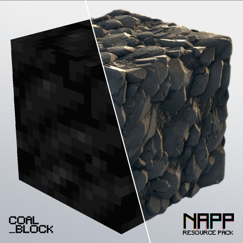 Блок угля майнкрафт