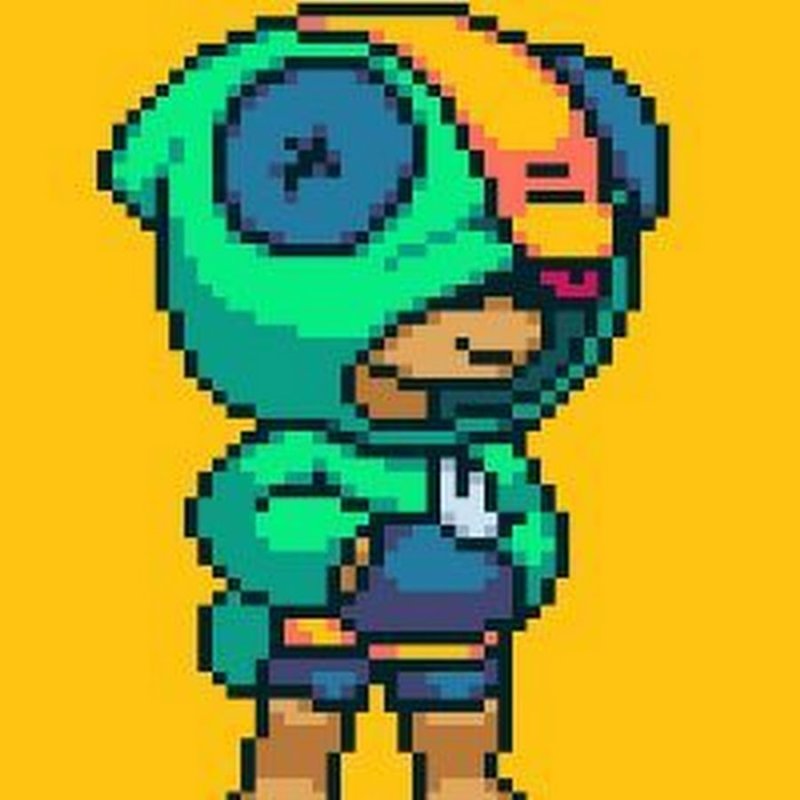 Пиксельный Леон из Браво старс