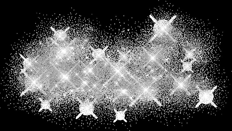 Блестки на прозрачном