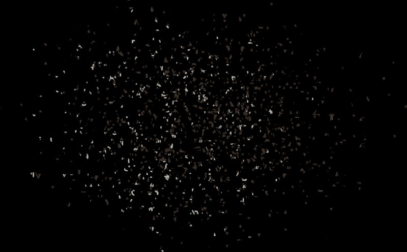 Эффект пыли на прозрачном фоне