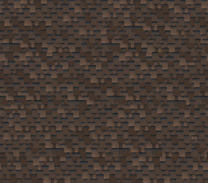 Гибкая черепица Shinglas Аккорд коричневый