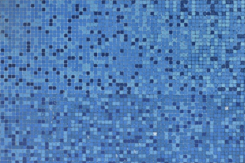 Мозаика синяя
